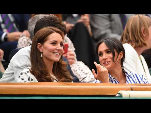 VIDEO : New Sister-In-Laws Meghan Markle And Kate Middleton Attend Wimbledon