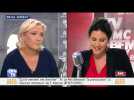 BFMTV: Marine Le Pen agacée par les question sur Jean-Marie Le Pen