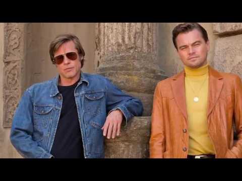 VIDEO : Brad Pitt Takes Leonardo DiCaprio For A Ride On Tarantino Set