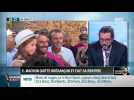 Président Magnien ! : Emmanuel Macron revient de ses vacances studieuses - 21/08