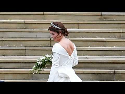 VIDEO : Princess Eugenie's Reception Dress Was Also Designed To Show Off Her Back Scar