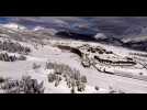 Hautes-Alpes : paysage féerique dans le Dévoluy après les premières chutes de neige