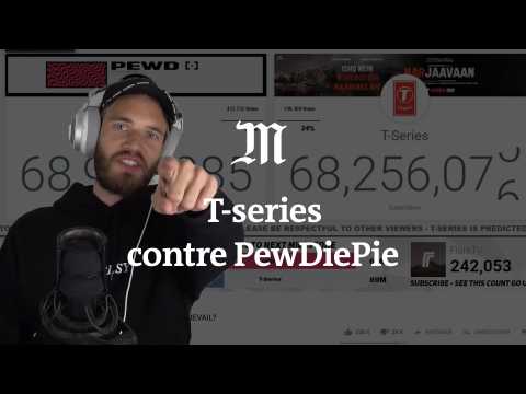 VIDEO : PewDiePie contre T-Series : duel d'abonn�s sur YouTube