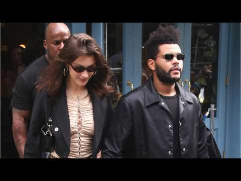VIDEO : The Weeknd Supports Bella Hadid