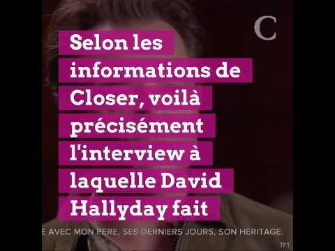 VIDEO : INFO CLOSER. Interview de David Hallyday sur TF1 : cette petite phrase trs, trs lourde de