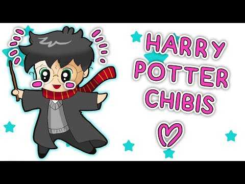 VIDEO : How To Draw Chibi Harry Potter