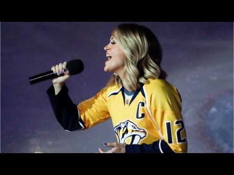 VIDEO : Carrie Underwood Pokes Fun At Hubby After Preds Loss