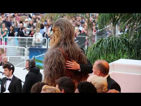 VIDEO : CANNES 2018 : Red Carpet Solo: A Star Wars Story (15 mai 18)