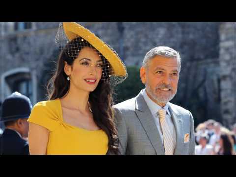 VIDEO : George Clooney Poured Shots At Royal Wedding After-Party
