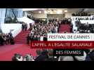 Festival de Cannes: l'appel à l'égalité salariale des femmes