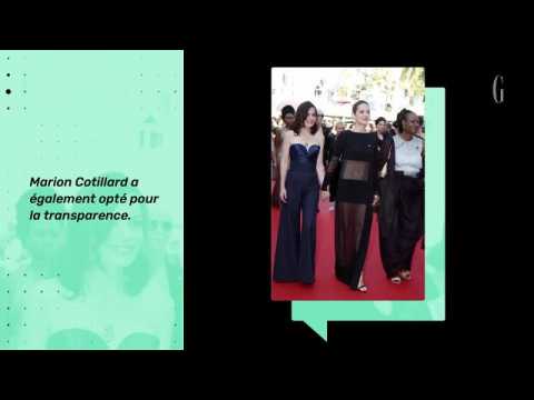 VIDEO : Festival de Cannes: robes transparentes sur tapis rouge