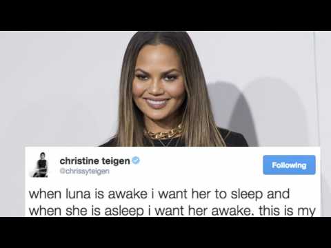 VIDEO : Chrissy Teigen Turned To Twitter For Parenting Advice