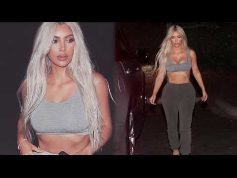 VIDEO : Kim Kardashian Goes Full Blonde For Kanye West