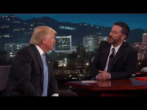VIDEO : Jimmy Kimmel Wants Talk To Trump