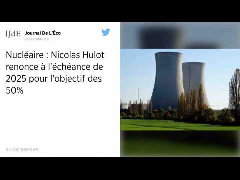 VIDEO : Nicolas Hulot: Rduire la part du nuclaire  50% est inatteignable