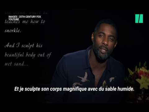 VIDEO : Idris Elba lit des fanfictions rotiques dont il est le hros