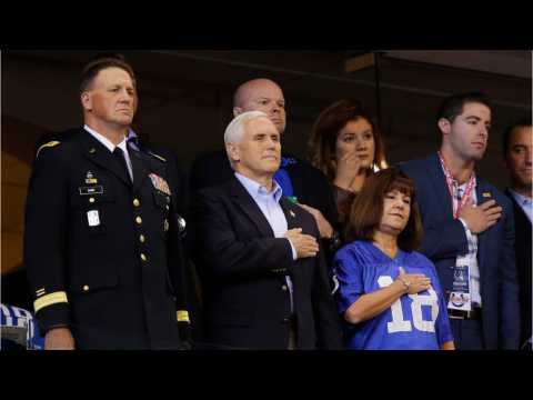 VIDEO : NFL Protests Drive Vice President Pence Out Of Stadium