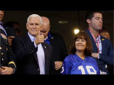 VIDEO : VP Pence Walks Out of NFL Game Over Anthem Protest