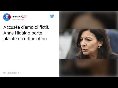 VIDEO : Anne Hidalgo accuse d'emploi fictif, porte plainte en diffamation