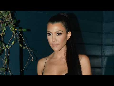 VIDEO : Kourtney Kardashian Stuns in Pretty Little Black Dress, Plus: Her Date Night with BF Younes
