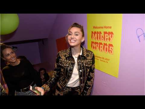 VIDEO : Miley Cyrus Brought Her Longtime BFF To Her Album Party