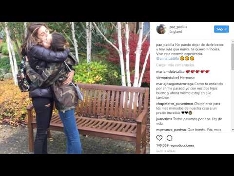 VIDEO : Paz Padilla se despide de su hija Anna que vivir� en Londres