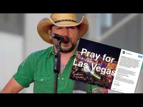 VIDEO : Jason Aldean Responds After Mass Shooting at His Vegas Concert Kills 50