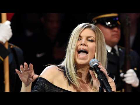 VIDEO : Fergie Brushes Off Criticism Of National Anthem Performance