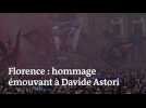 Florence : l'hommage émouvant des supporteurs du footballeur Davide Astori