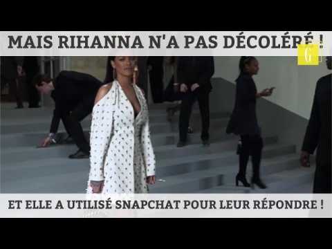 VIDEO : Le coup de gueule de Rihanna contre Snapchat