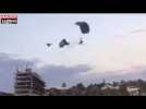 Mexique : Une violente collision entre deux parachutistes fait un mort (vidéo)