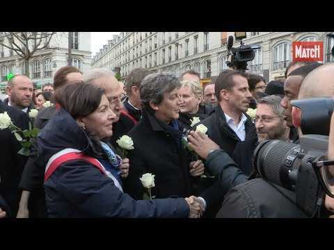 VIDEO : Antismitisme : marche blanche  Paris pour Mireille Knoll