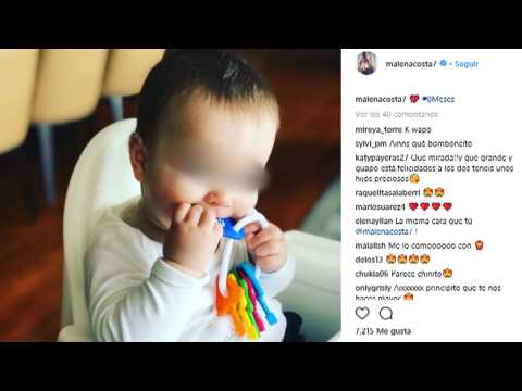 VIDEO : Malena Costa celebra los 8 meses del peque�o Mariete
