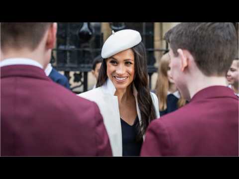 VIDEO : Meghan Markle Makes First Appearance With Queen Elizabeth II