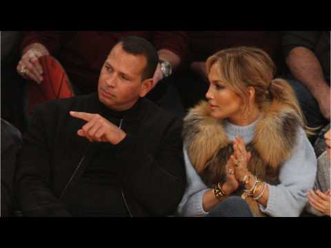 VIDEO : Alex Rodriguez Visited By J-Lo In The ESPN Booth