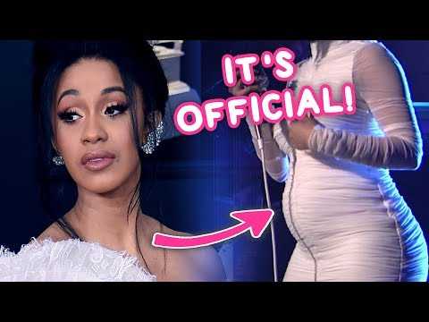 VIDEO : Cardi B Reveals Baby Bump LIVE on SNL || Draw My Scandal