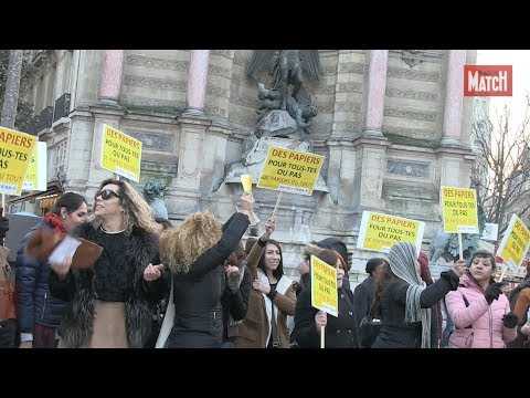 VIDEO : Les migrants dans la rue contre la loi Collomb sur l?asile