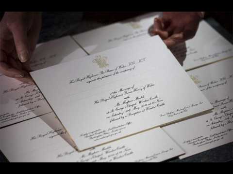VIDEO : Royal wedding invitations have been sent out