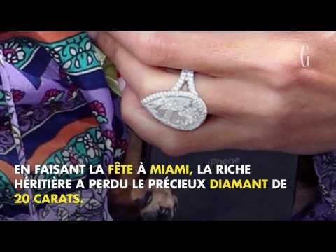 VIDEO : Paris Hilton perd sa bague de fianaille  2 millions de dollars