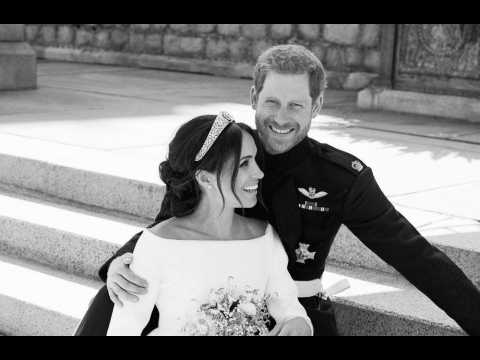 VIDEO : Prince Harry and Meghan Markle 'exhausted' in official photo
