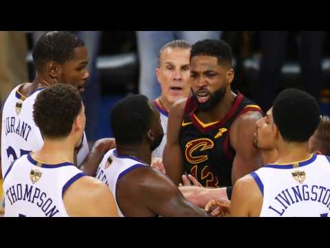 VIDEO : Was Tristan Thompson Fighting About Khloe During NBA Finals