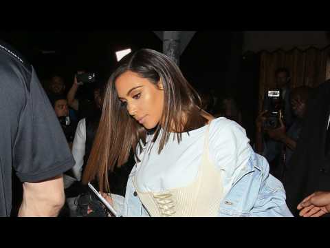 VIDEO : Kim Kardashian Responds After Being Accused Of Putting North West In A Corset