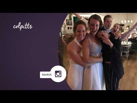 VIDEO : Kristen Stewart and Stella Maxwell crash low-key wedding