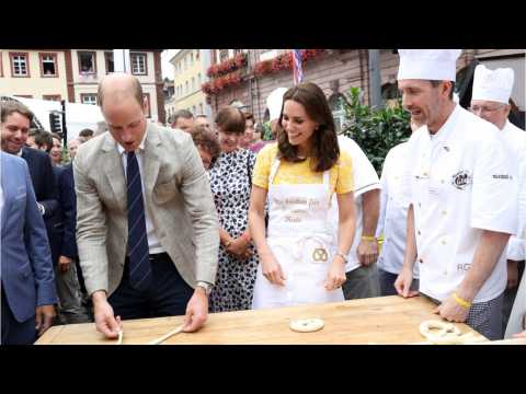 VIDEO : Prince William & Kate Middleton Make Pretzels, Visit Cancer Center In Germany