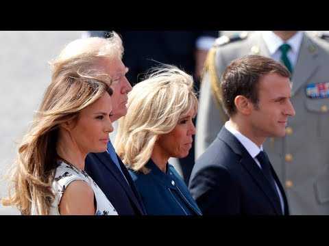 VIDEO : Brigitte Macron, la Premire dame au premier rang