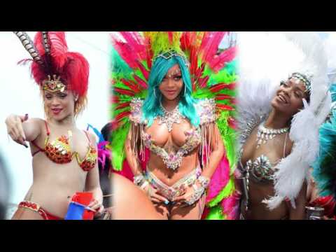 VIDEO : Rihanna's Sexiest Crop Over Festival Costumes