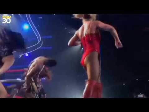 VIDEO : Britney Spears' fan rushes the stage, is tackled by security mid-show