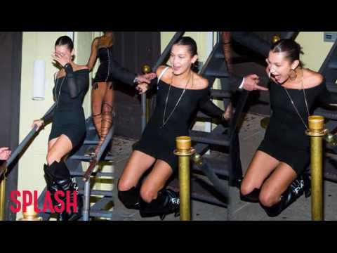 VIDEO : Bella Hadid Takes a Tumble Down the Stairs