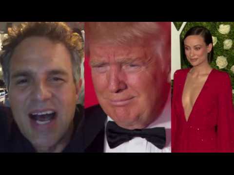 VIDEO : Mark Ruffalo, Olivia Wilde and More Celebrities Protest Trump's Comments