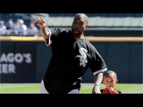 VIDEO : Kanye West & Son Saint Throw First Pitch At Cubs-White Sox Game